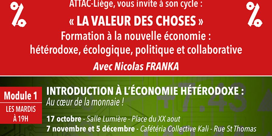 image - Cycle de formation en économie accessible à tous : la valeur des choses