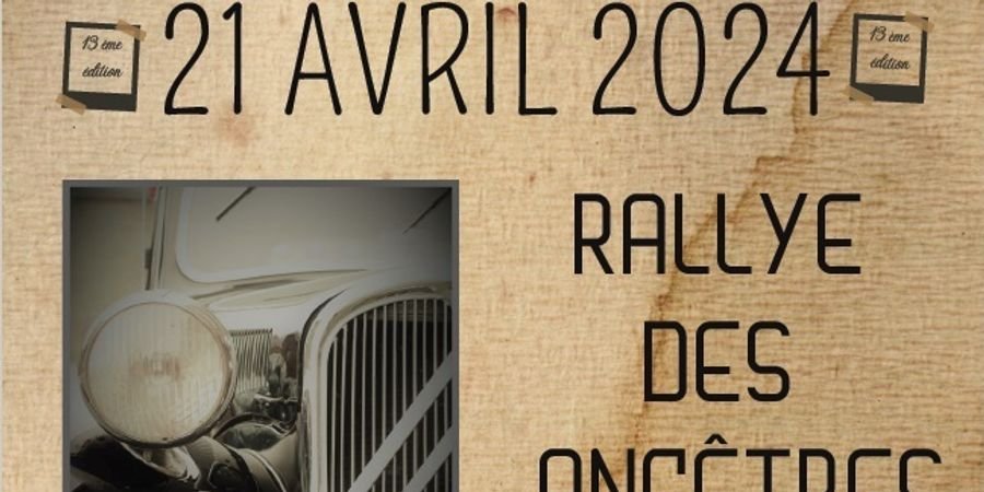 image - 13 ième édition du Rallye des Ancêtres au départ de Carlsbourg