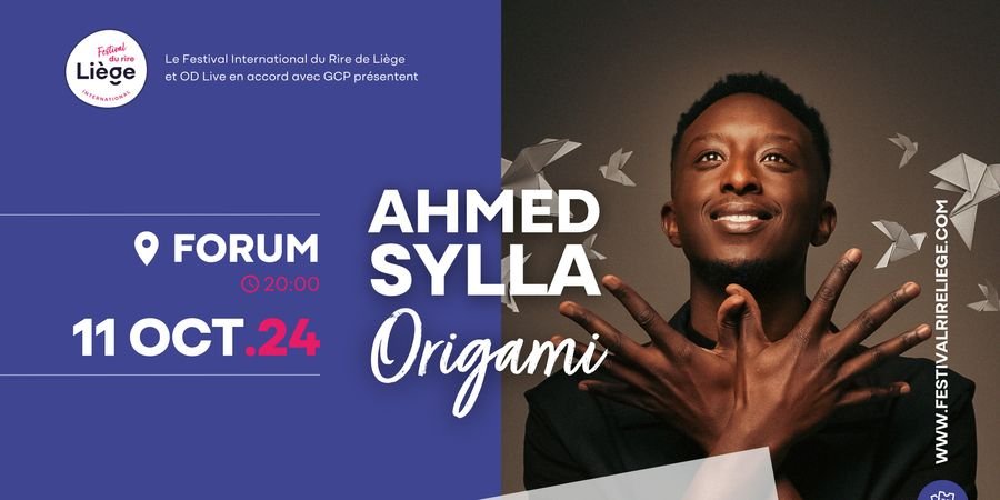 image - Ahmed Sylla - Origami | Festival International du Rire de Liège