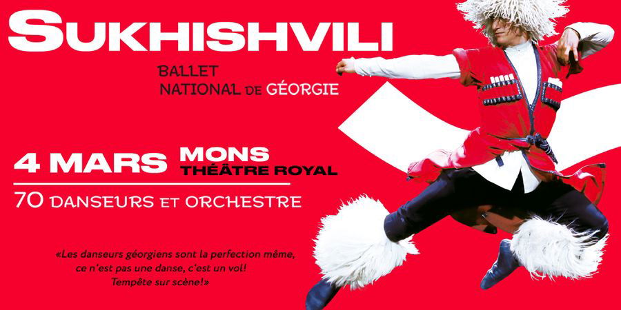 image - Georgian National Ballet Sukhishvili à Mons!