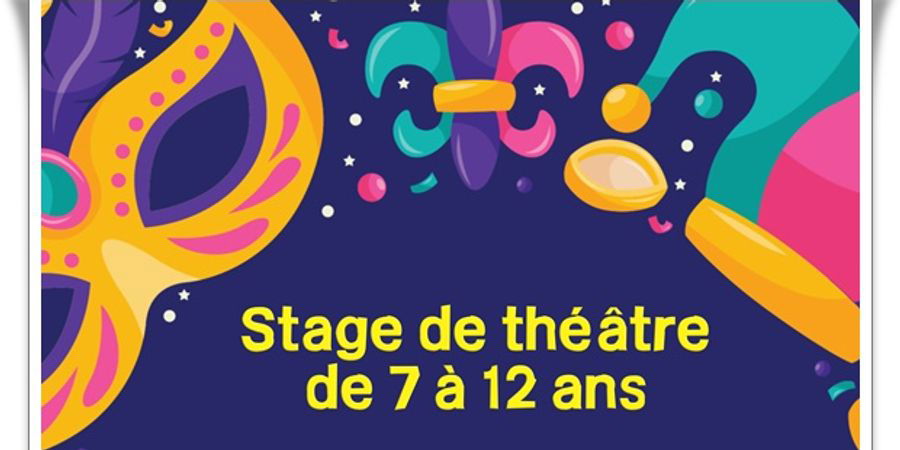 image - Stage théâtre pour les 7-12 ans