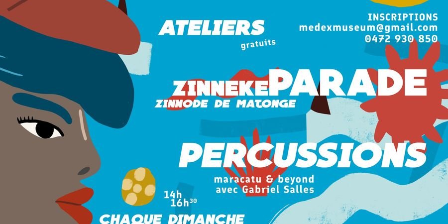 image - Ateliers percussions Maracatu and beyond pour la Zinnode de Matonge