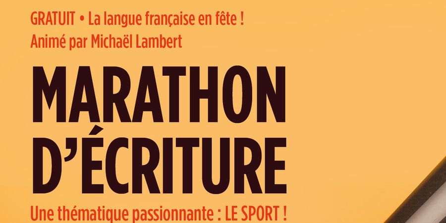 image - Marathon d’écriture