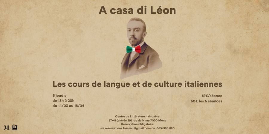 image - A casa di Leon – Cours d’italien pour adult