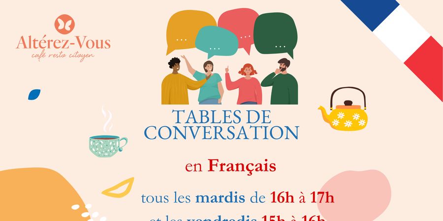 image - Tables de Conversation en Français