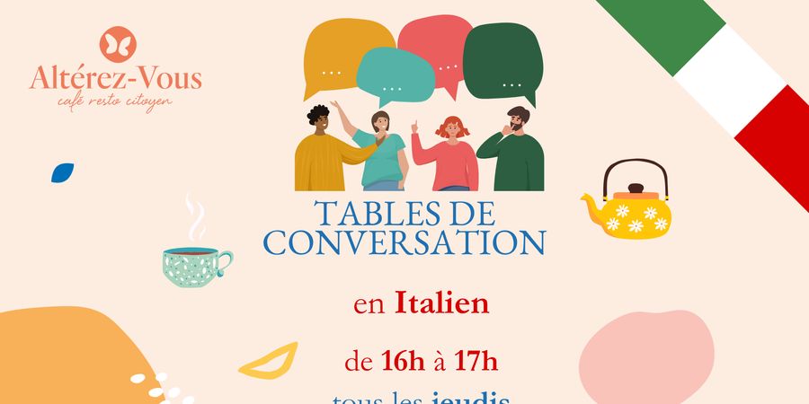 image - Tables de Conversation en Italien