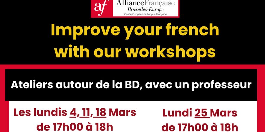 image - Improve your french with our free workshops