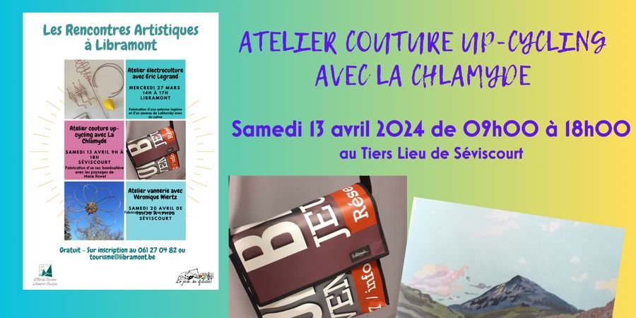 image - Atelier couture sac bandoulière Marie Howet avec La Chlamyde