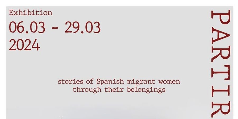 image - EXPO PARTIR – Emigratie van Spaanse vrouwen