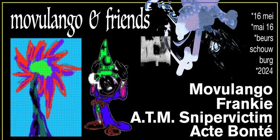 image - Movulango & Friends w/ Frankie + ATM Sniper Victim + Acte Bonté