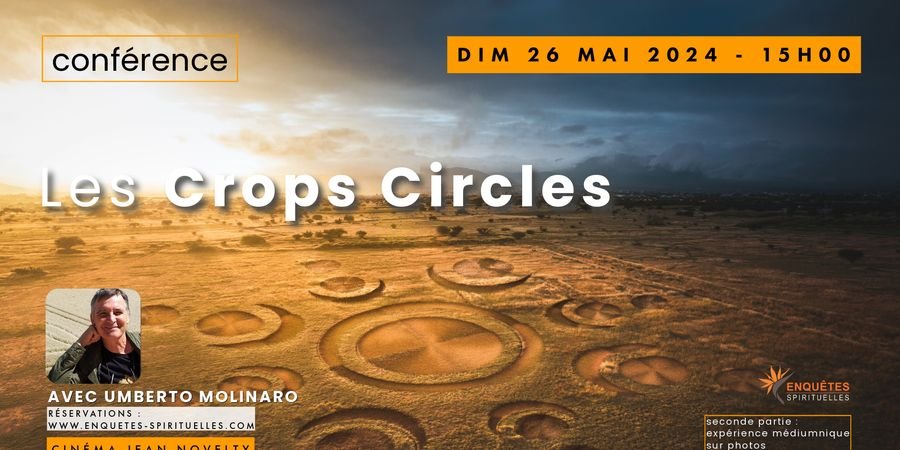 image - Conférence : Les crops circles avec Umberto Molinaro