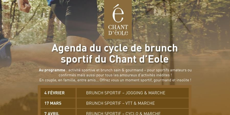 image - Cycle de brunchs sportifs au domaine du Chant d'Eole