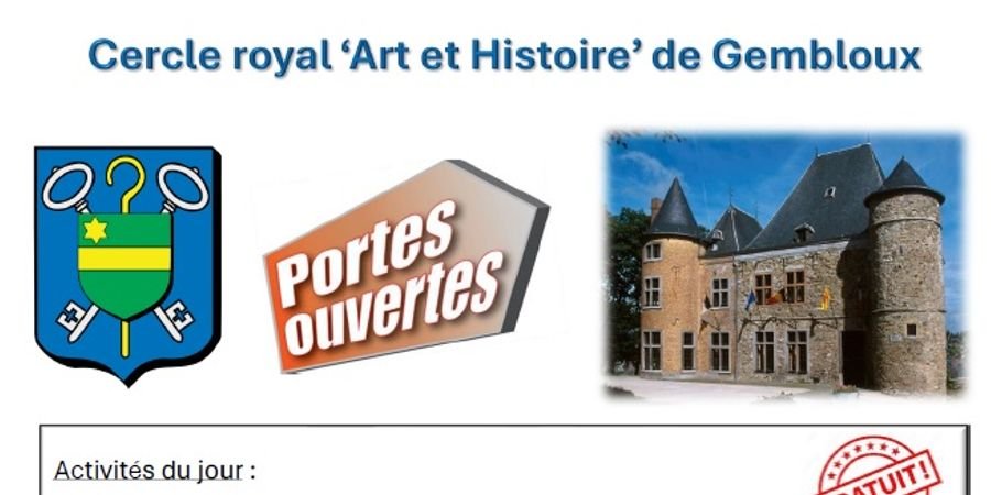 image - Portes ouvertes du Cercle royal Art & Histoire de Gembloux