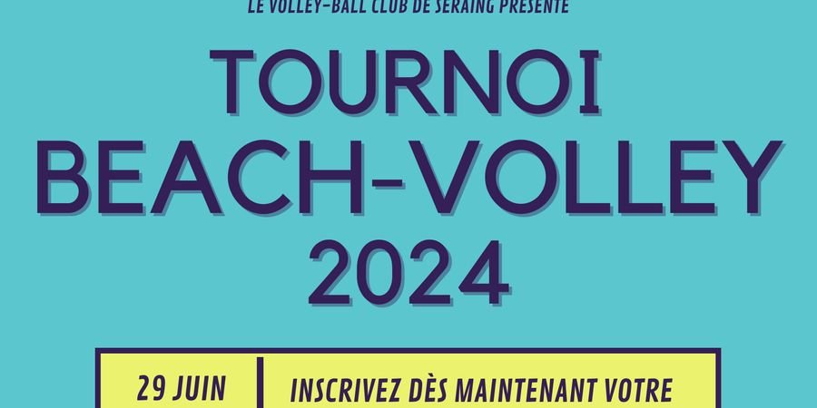 image - Tournoi Beach-Volley 2024