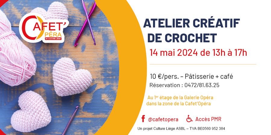 image - Atelier Créatif de crochet de la Cafet' Opera