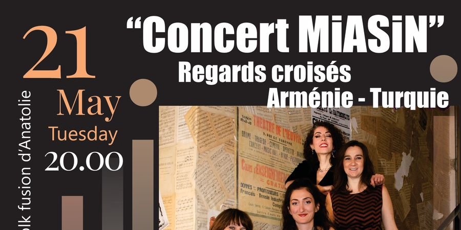 image - Concert MiASiN -régards croisés Arménie-Turquie