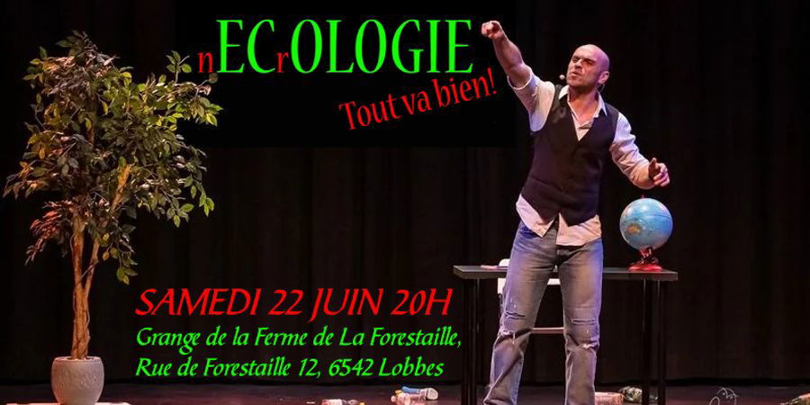 image - Théâtre : « Écologie… Tout va Bien! » De et avec Enzo Burgio.