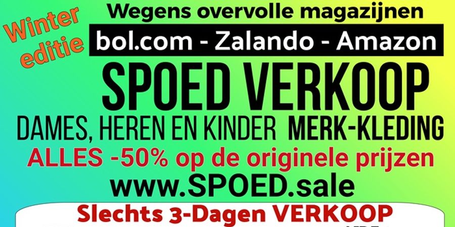 image - SpoedSale Bol.com - Zalando - Amazon (hal A)