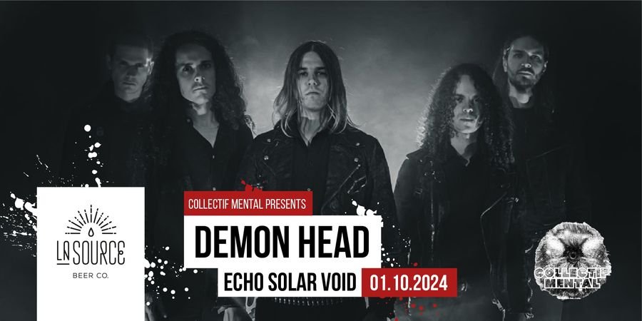 image - Demon Head (DK) + Echo Solar Void @ La Source Beer Co.