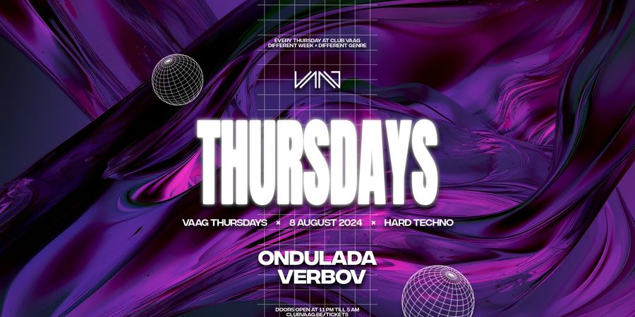 image - Vaag Thursdays invites ONDULADA & VERBOV