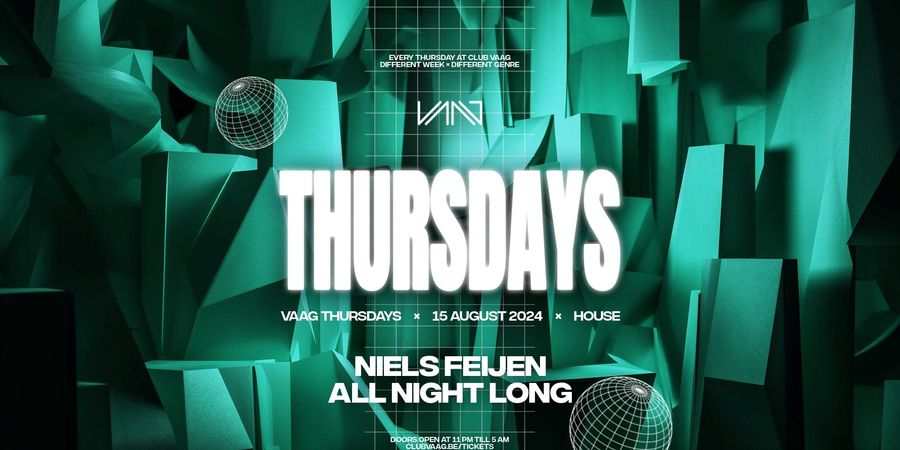 image - Vaag Thursdays invites NIELS FEIJEN (all night long)