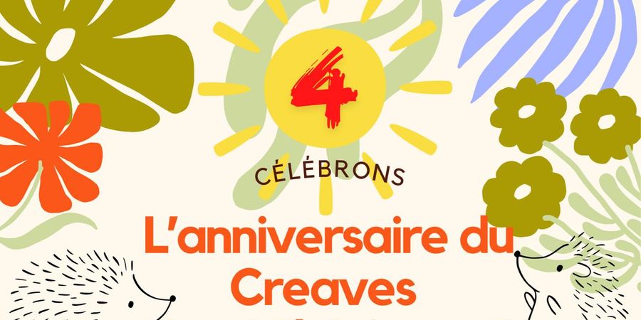 image - Anniversaire du Creaves Les N'hérissons asbl