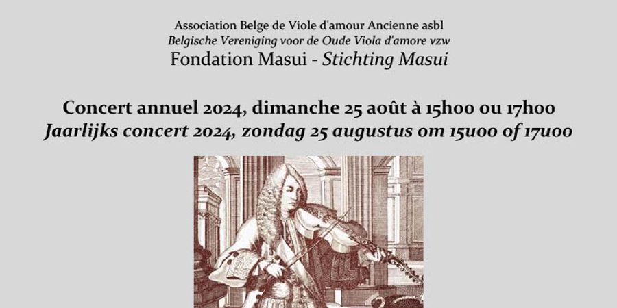 image - Musique baroque : quatrième concert annuel de viole d'amour.