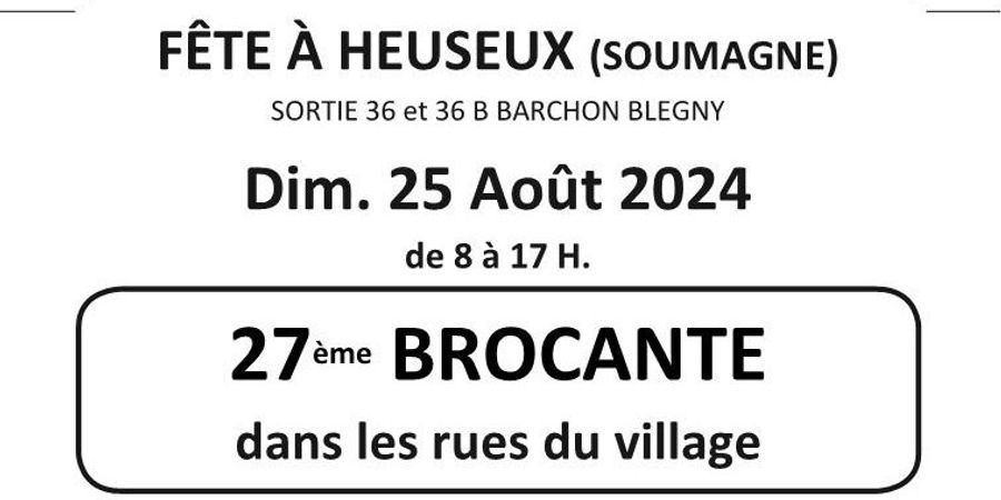 image - Fête à Heuseux 27 ème Brocante