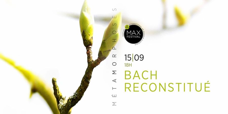 image - MAX FESTIVAL : BACH RECONSTITUÉ