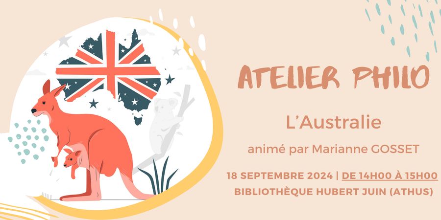 image - Atelier PHILO à la bibliothèque d'Athus | L'Australie