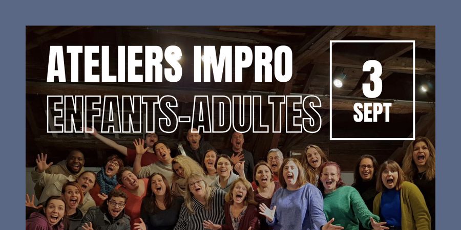 image - Atelier d'impro découverte - Enfants et Adultes - 