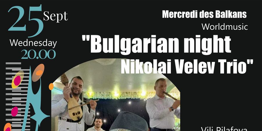 image - Bulgarian night : Nikolai Velev trio 