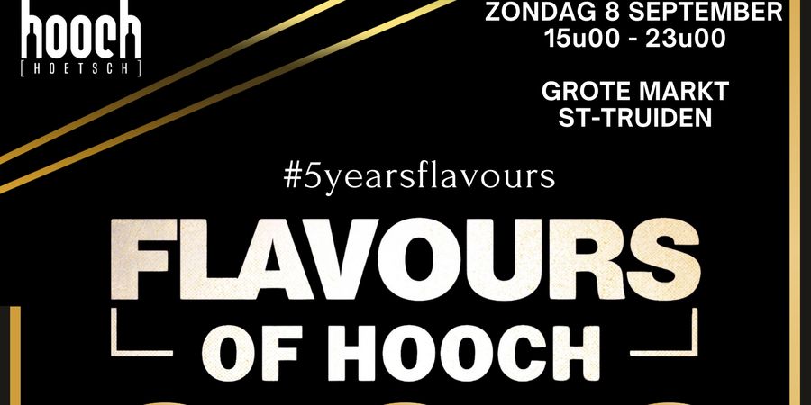 image - Flavours of Hooch 2024 #5yearsflavours