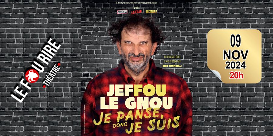 image - Jeffou le gnou : je panse donc je suis