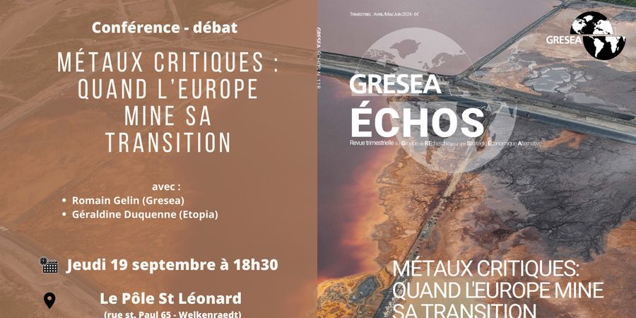 image - [Conférence - débat] Métaux critiques : quand l’Europe mine sa transition