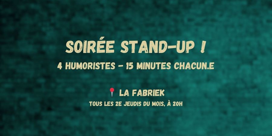 image - Soirée stand-up - La Cour des Miracles