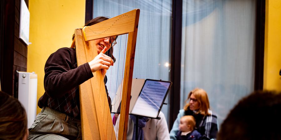 image - Zakoustics - Concert pour bébés - Pop'Harpe