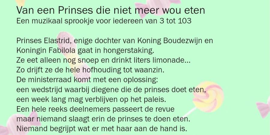 image - Van een prinses die niet meer wou eten' 