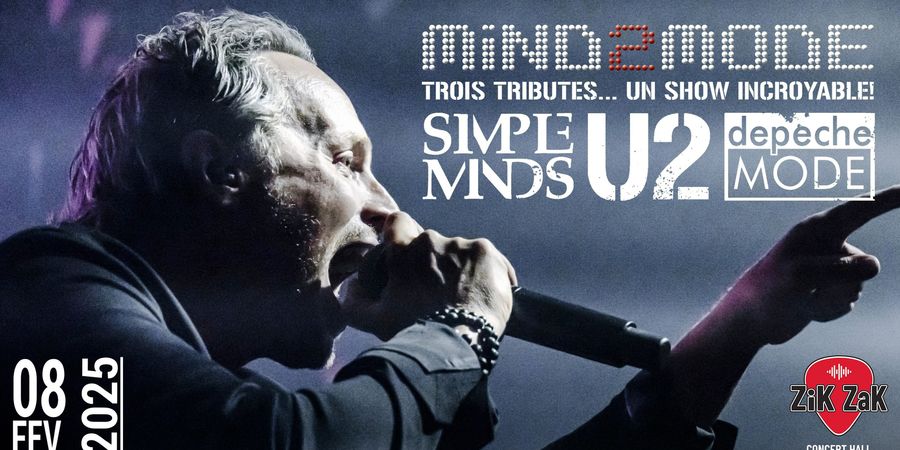 image - Mind2Mode (UK) plays Simple Minds, Depeche Mode, U2