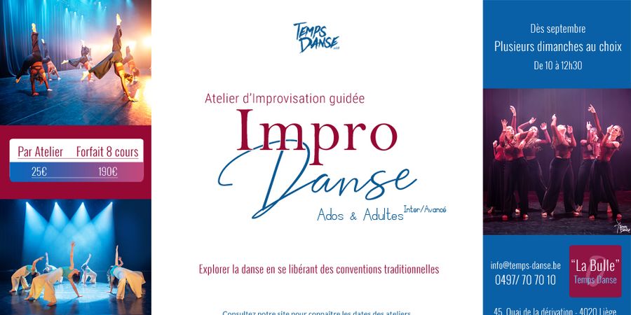 image - Atelier d’improvisation guidée de danse