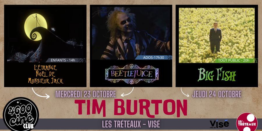 image - Visé fait son cinéma : 1ère édition du ciné-club autour de Tim Burton