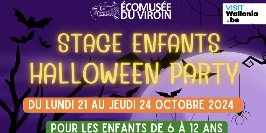 image - Stage enfants, 6 – 12 ans : Halloween party !