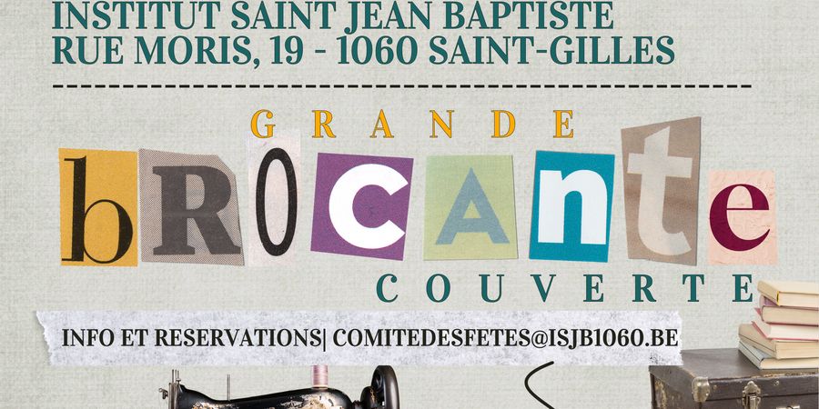 image - Grande brocante couverte de Saint-Gilles