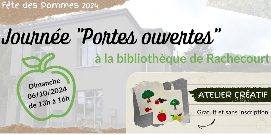 image - Fête des Pommes 2024 à la bibliothèque de Rachecourt