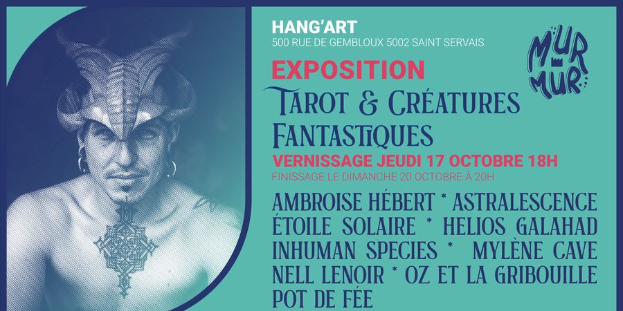 image - Expo / concert - TAROT & CRÉATURES FANTASTIQUES - Hang'Art Namur - 17> 20 oct 2024