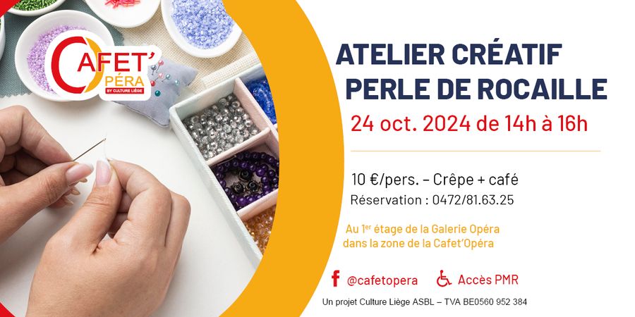 image - Atelier Créatif de rocaille de la Cafet' Opera