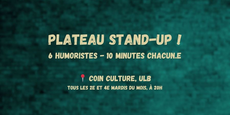 image - Plateau stand-up - La Cour des Miracles