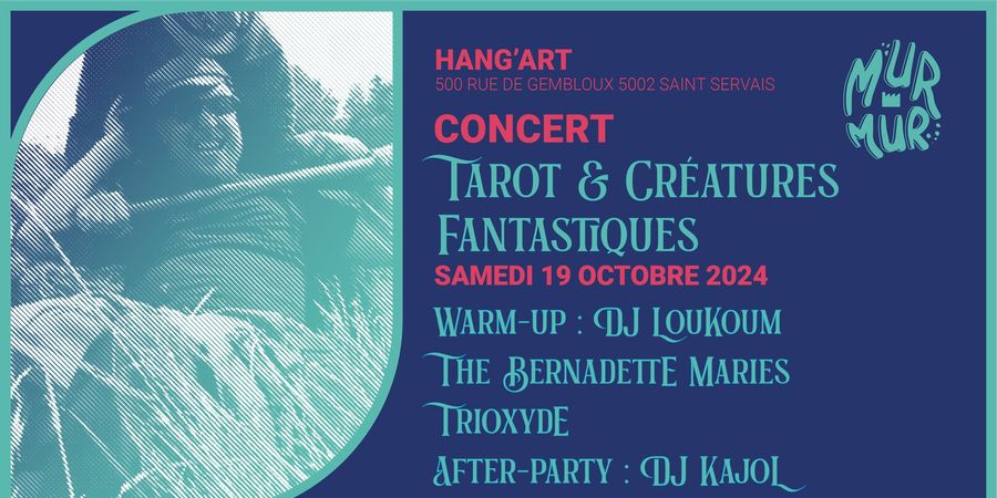 image - CONCERTS THE BERNADETTE MARIES / TRIOXYDE / AFTER by DJ KAJOL / WARM UP by DJ LOUKOUM / MURMUR #7