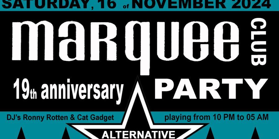 image - marqueeclub 19th anniversary