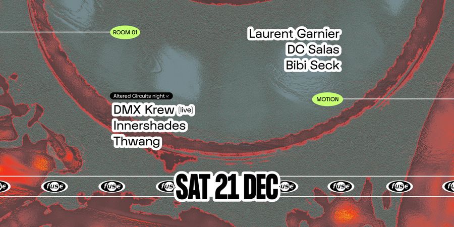 image - Fuse presents: Laurent Garnier & DMX Krew (live)